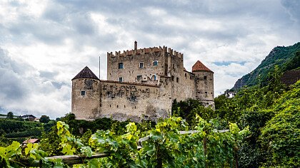 Apfelplantagen in Schloss von Kastelbell-Tschars