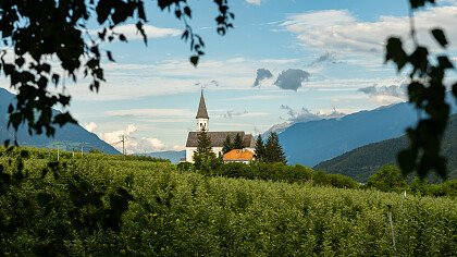 Veduta di Malles dall'Abbazia di Monte Maria