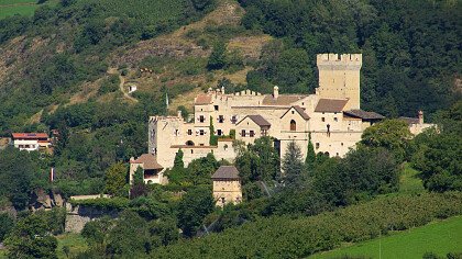 Coira castle in Sluderno in winter