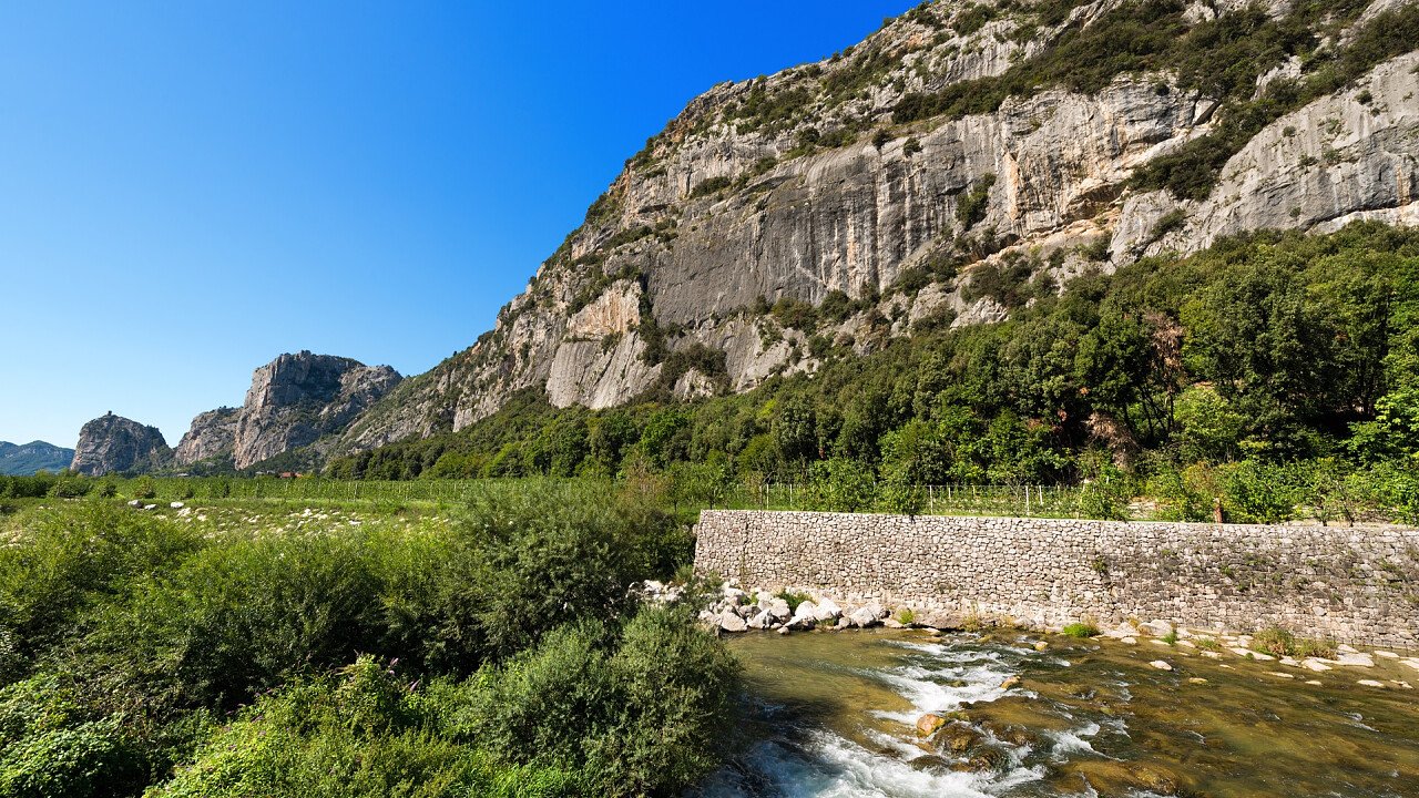 Arco mountain river