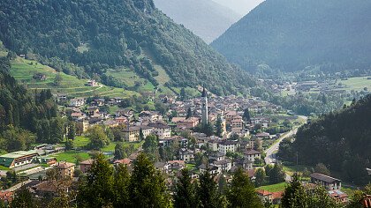 Ledro valley by night