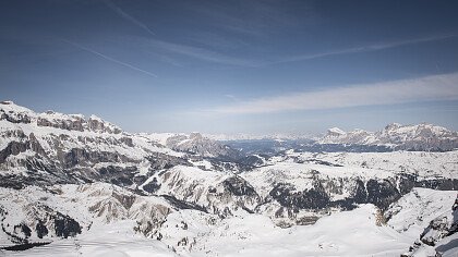 Ski slopes in Arabba