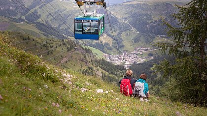 Ski slopes in Arabba