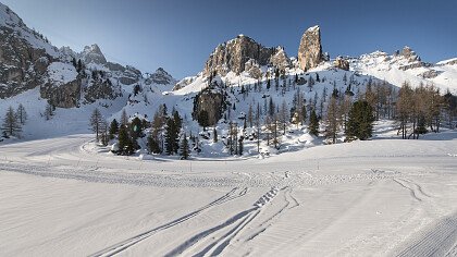 Ski slopes in Arabba