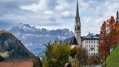 Burg Andraz in Winter