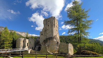 Burg Andraz in Winter