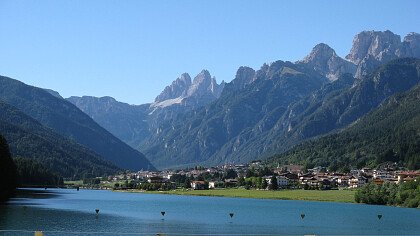 Three Peaks seen from Tre Cime