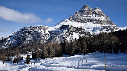 Three Peaks seen from Tre Cime