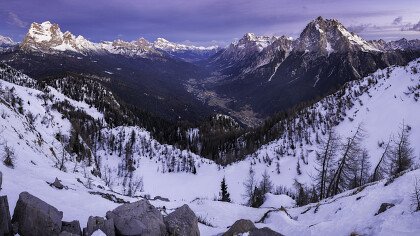 Inverno in Valle di Cadore