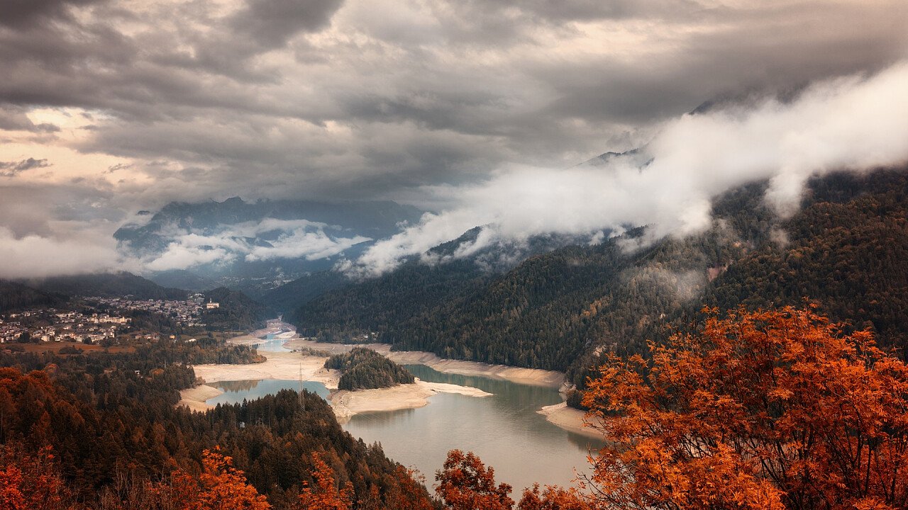 Autunno lago Centro Cadore