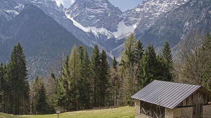 Mountains above Lorenzago di Cadore