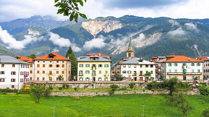 Mountains above Lorenzago di Cadore