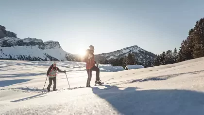 Skiing snow fun park