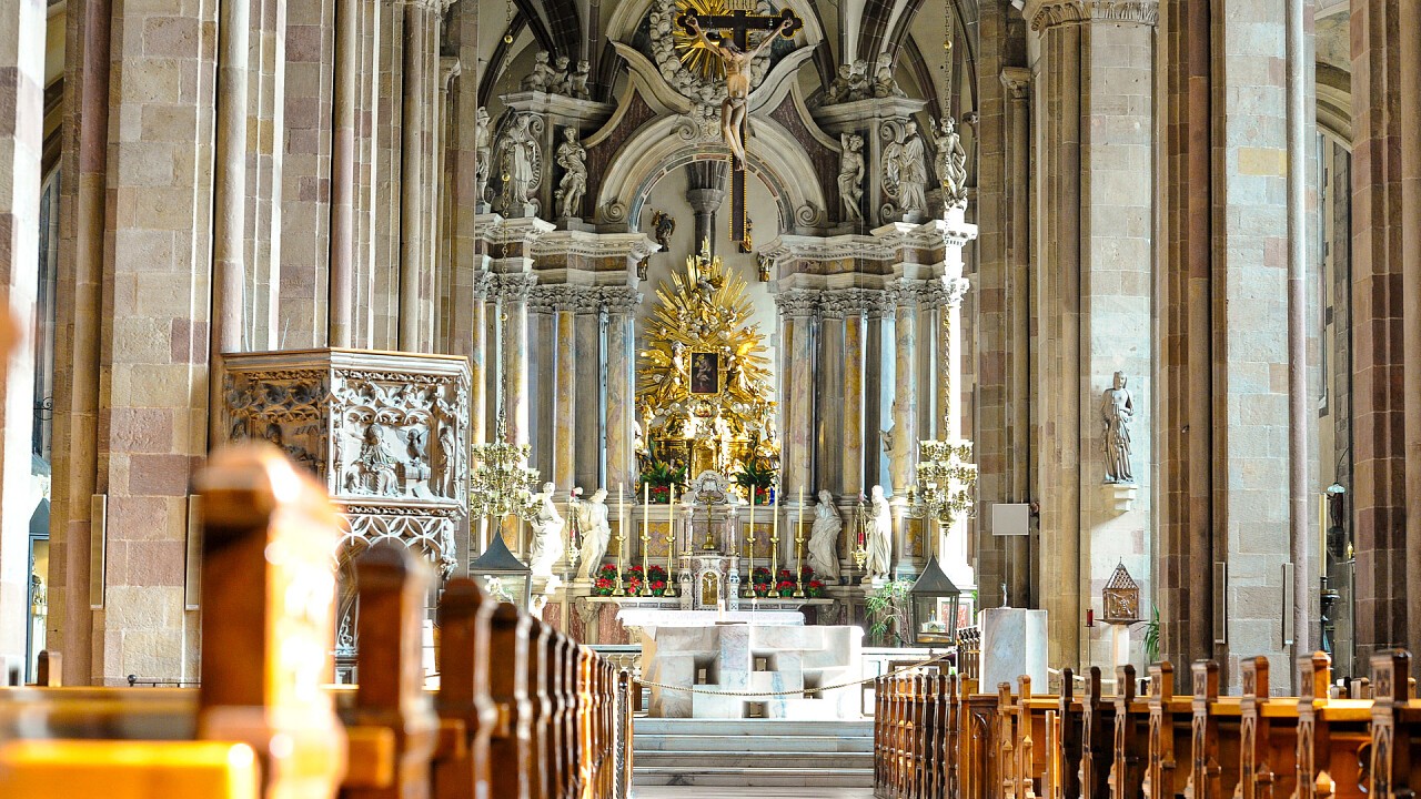 Interior of Bolzano Cathedral