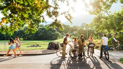 a view of the town centre