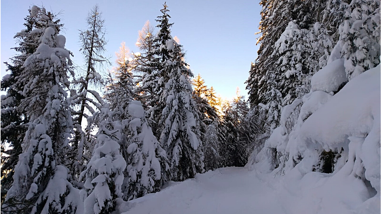 Camminare in inverno a Naturno