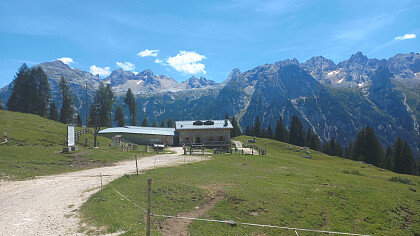 Three Peaks seen from Tre Cime