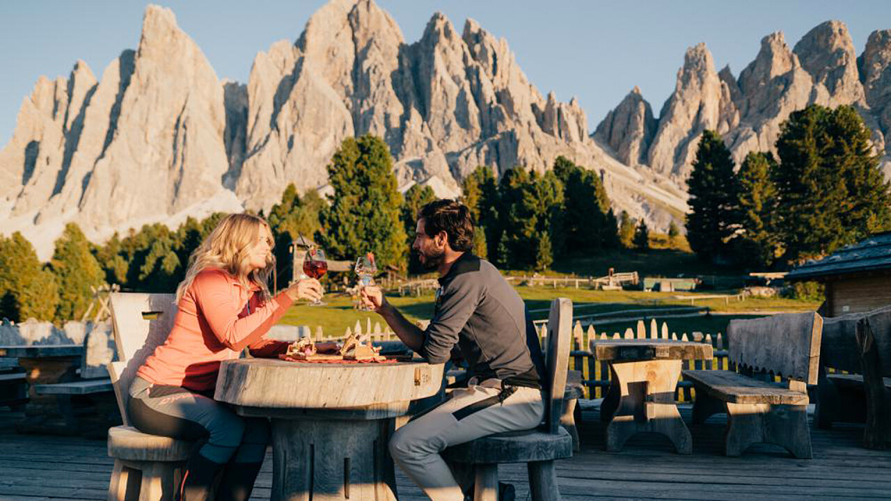 Aperitivi con prodotti locali della Val di Funes