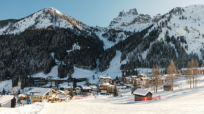 Ski slopes in Arabba