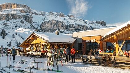 Ski slopes in Arabba