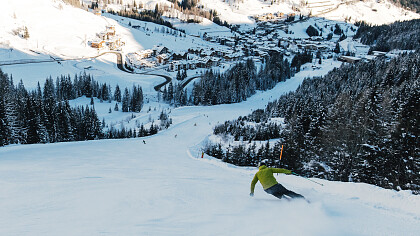 Ski slopes in Arabba