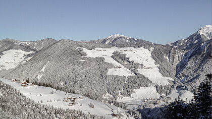 Staccionata inverno San Martino in Badia