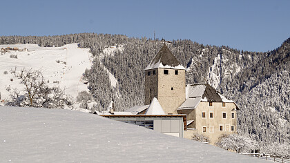 Staccionata inverno San Martino in Badia