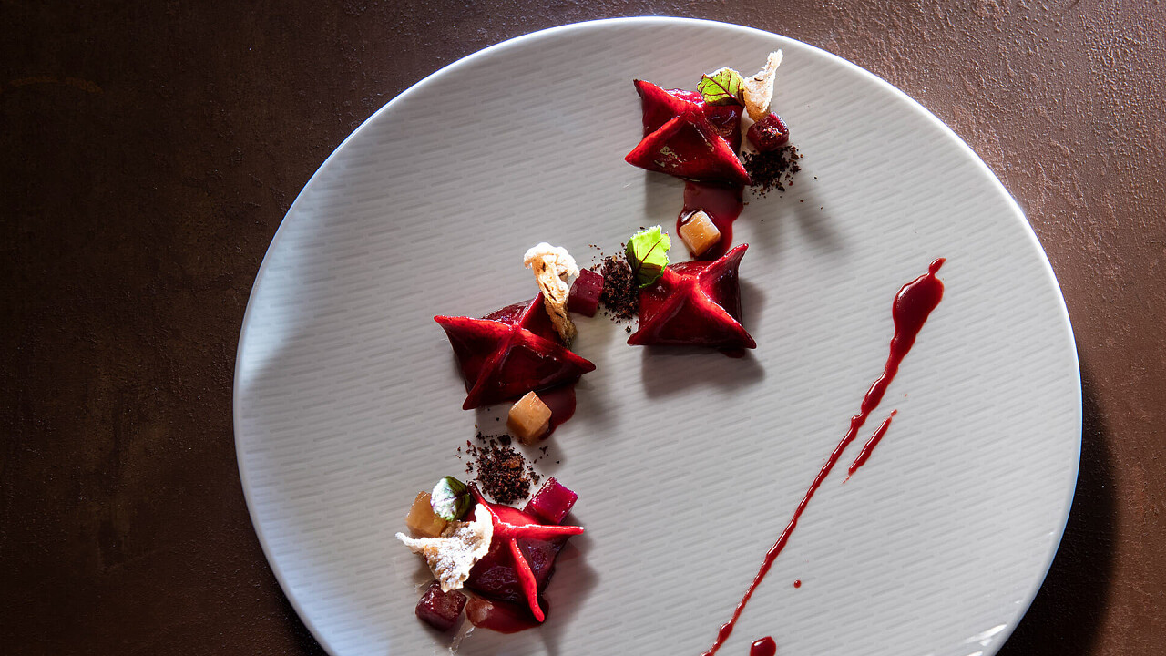 Piatto gourmet Hotel Sonnalp