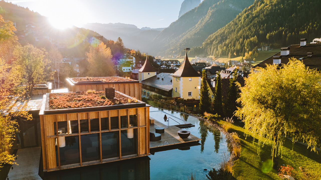 Autunno saune ADLER Spa Resort Dolomiti