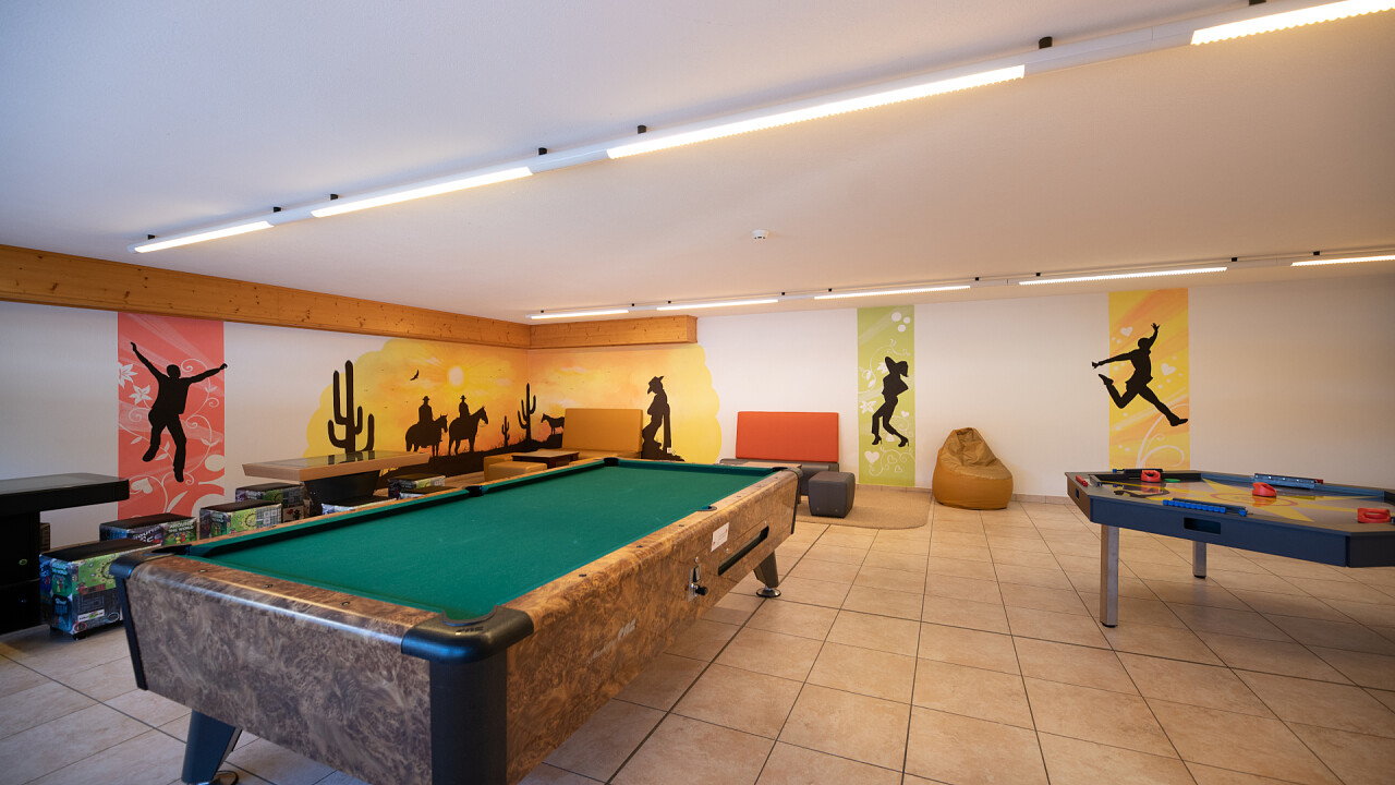 Biliardo e giochi Alpine Nature Hotel Stoll