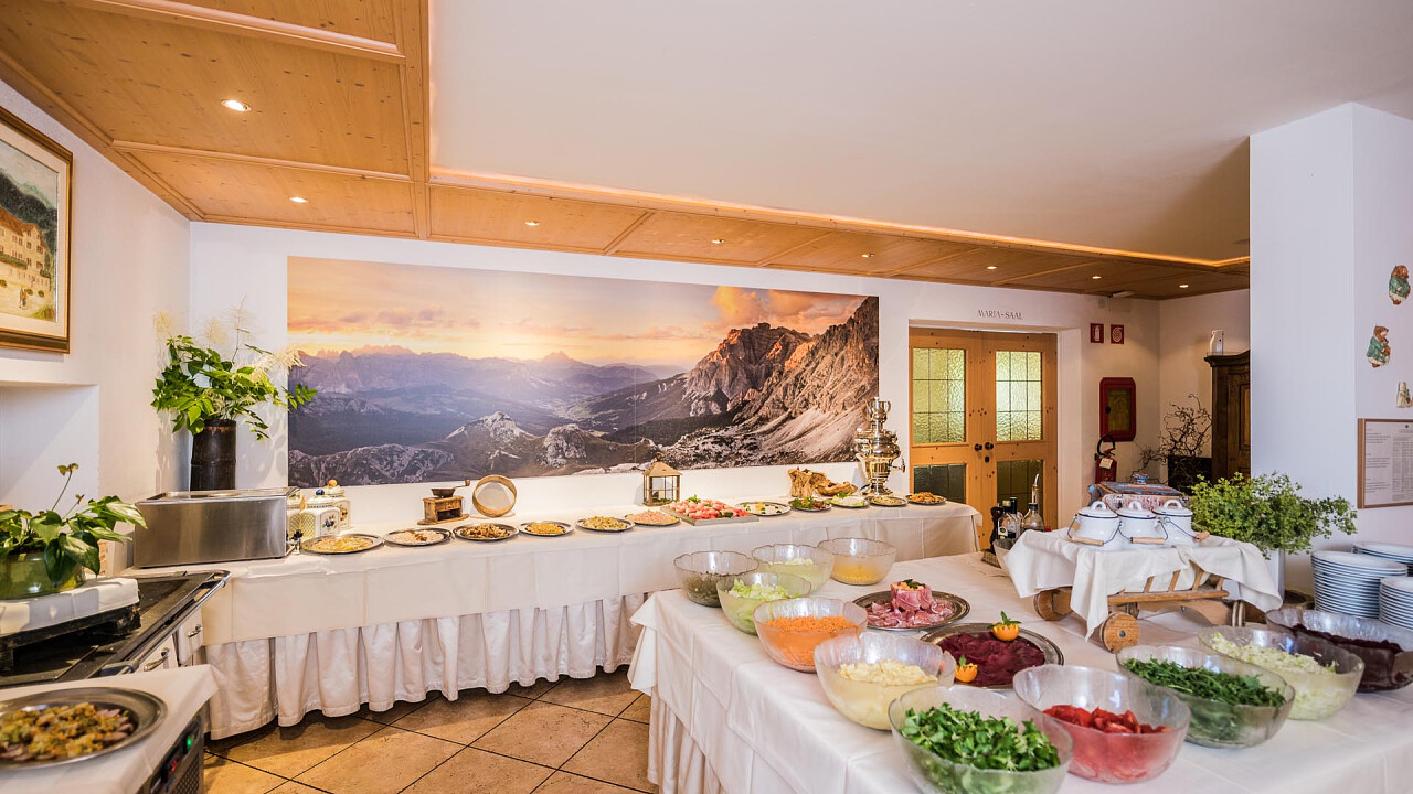 buffet insalate ristorante Wirtshaushotel Alpenrose