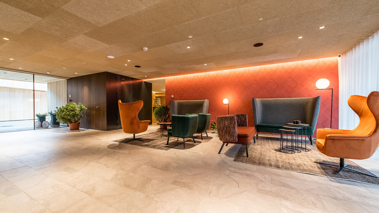 Poltrone soggiorno entrata Mountain Residence Montana