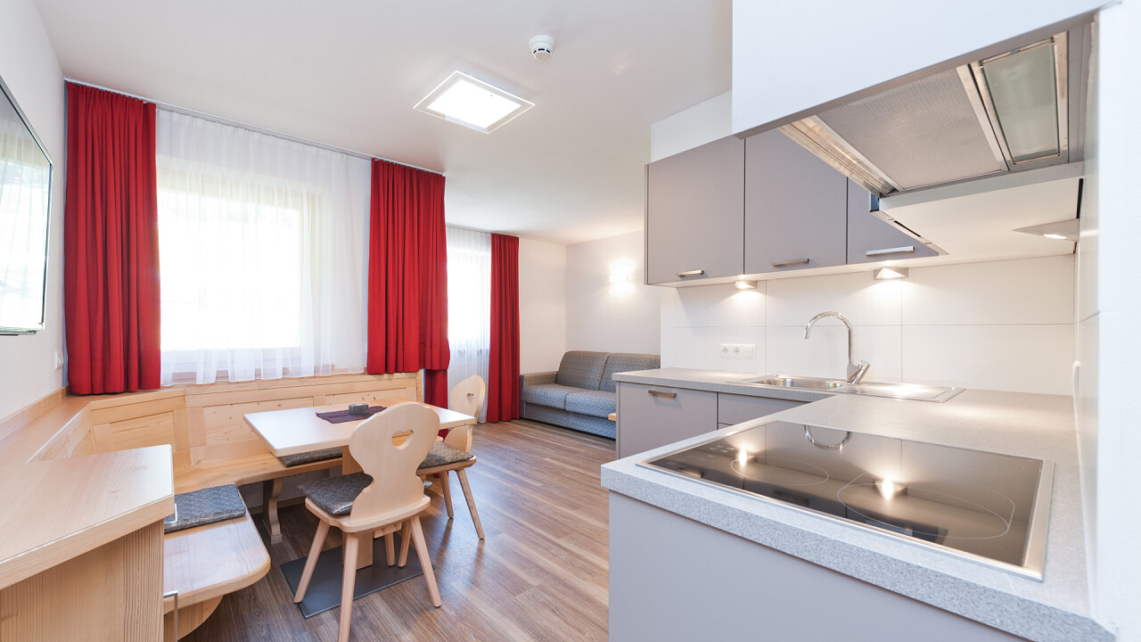 Cucina con tavolo Mountain Residence Montana