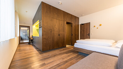 Esterno inverno sera Mountain Residence Montana