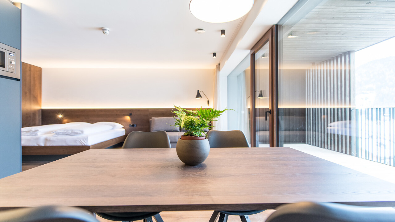 Camera con tavolino Mountain Residence Montana