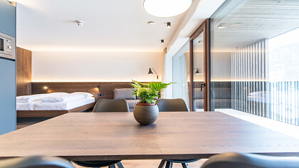 Esterno inverno sera Mountain Residence Montana
