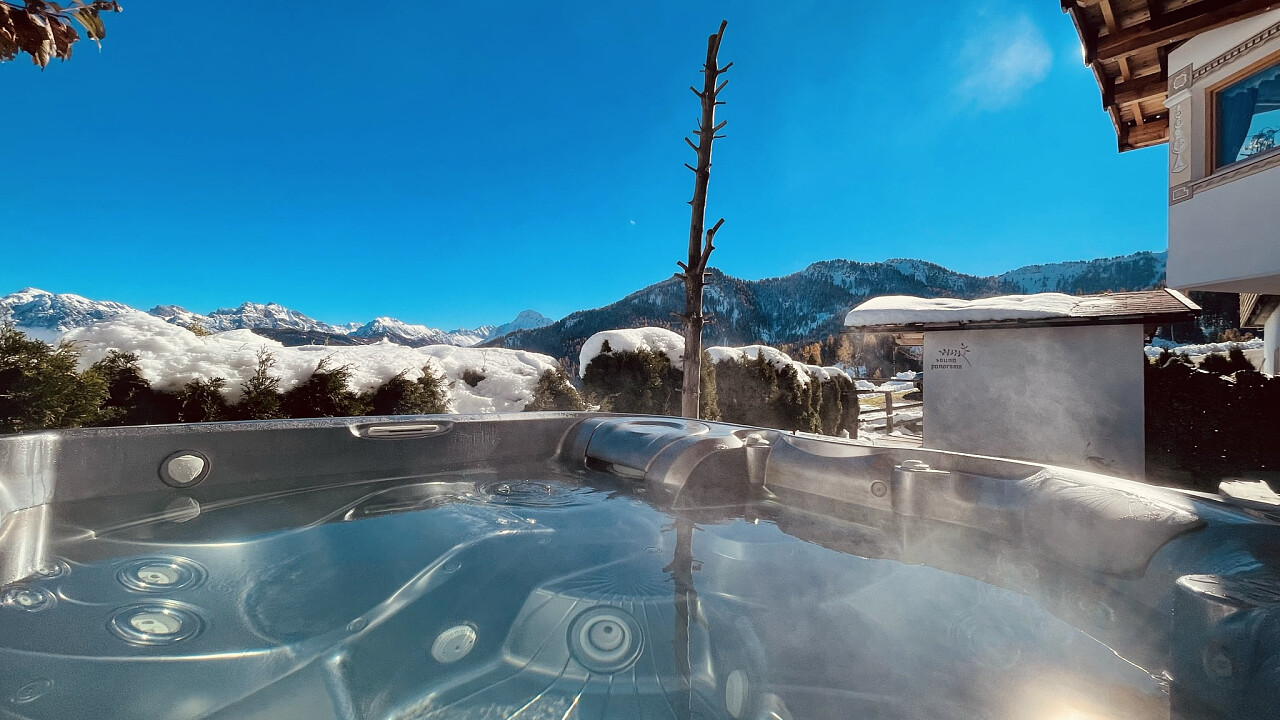 Idromassaggio inverno Hotel Panorama Elisabeth