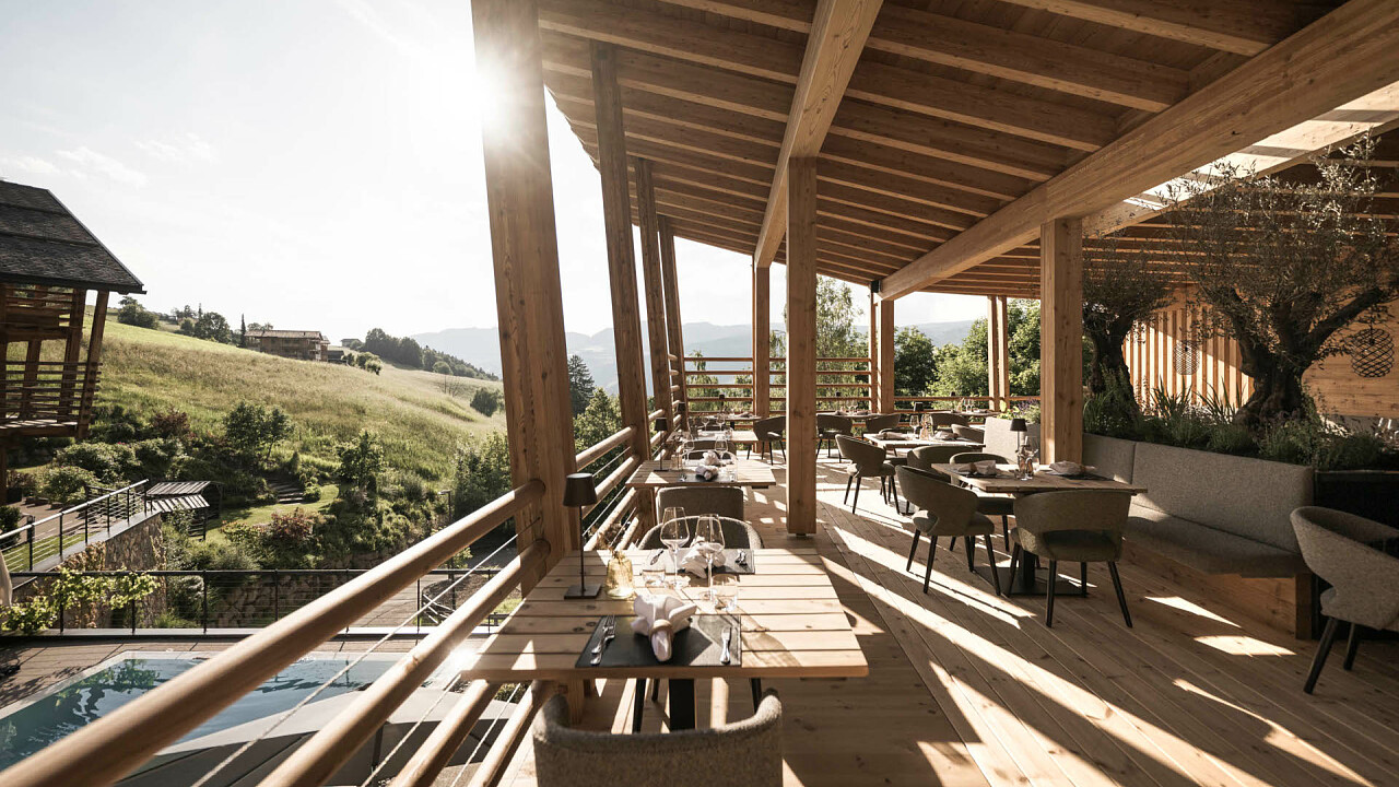 Terrazza tavoli ristorante - Presulis Hideaway Apartments & Restaurant