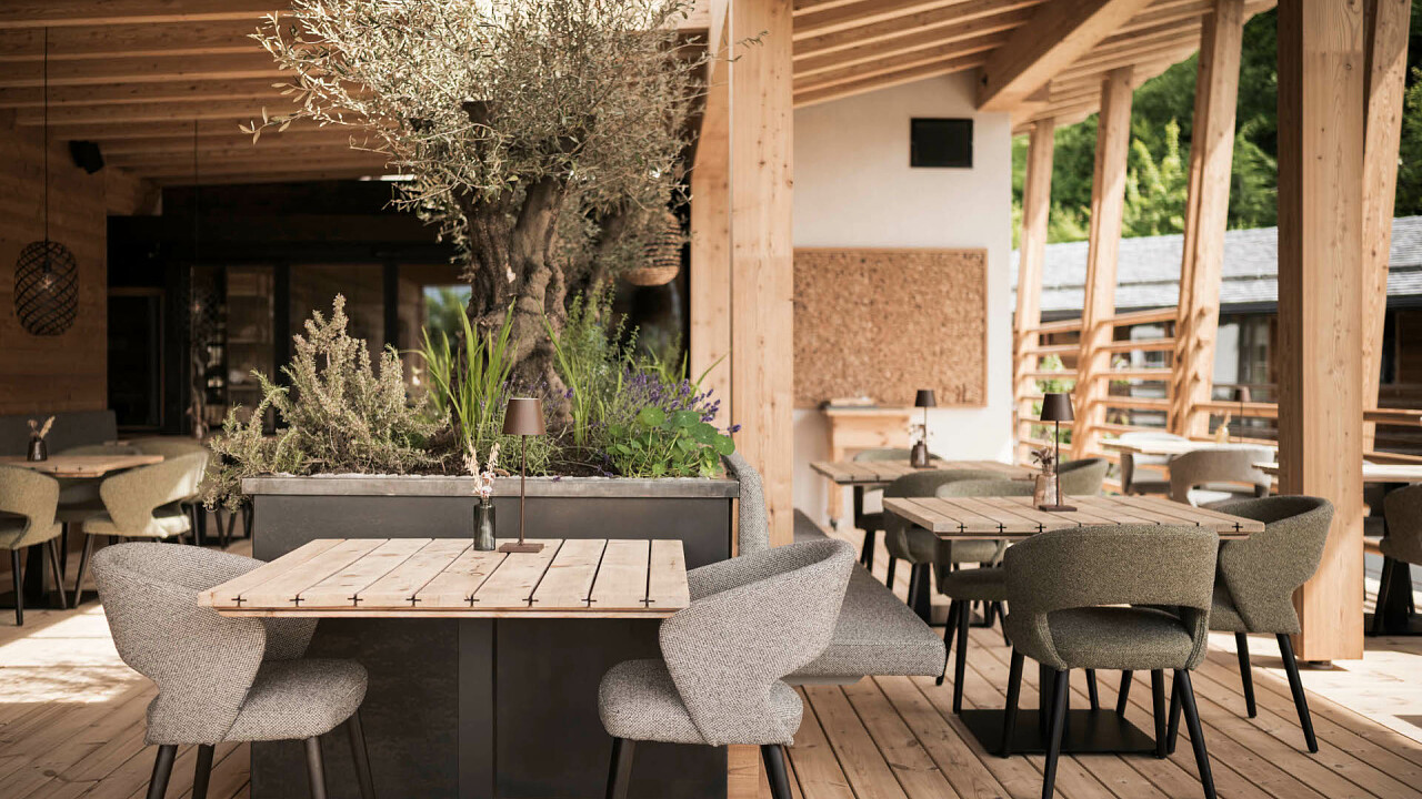 Terrazza tavoli ristorante - Presulis Hideaway Apartments & Restaurant