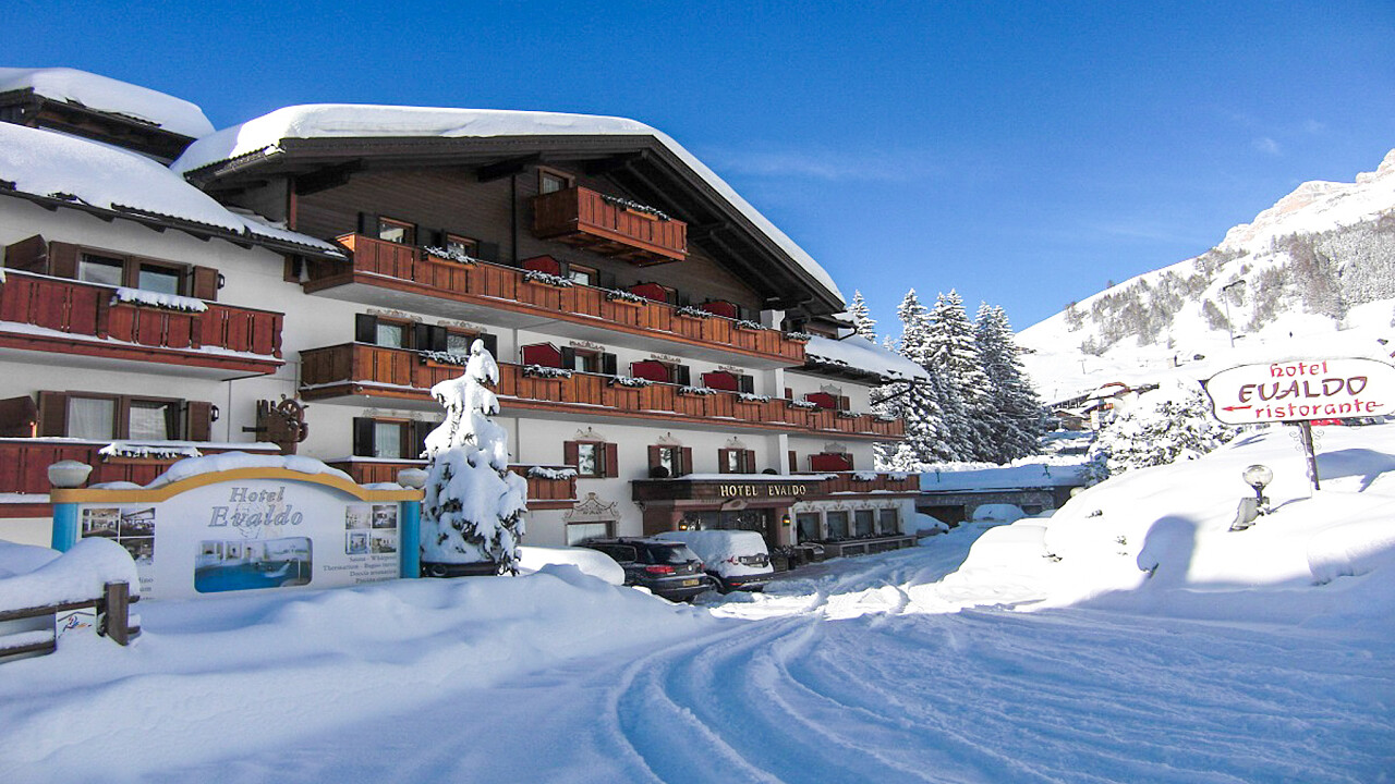 Esterno invernale - Hotel Evaldo