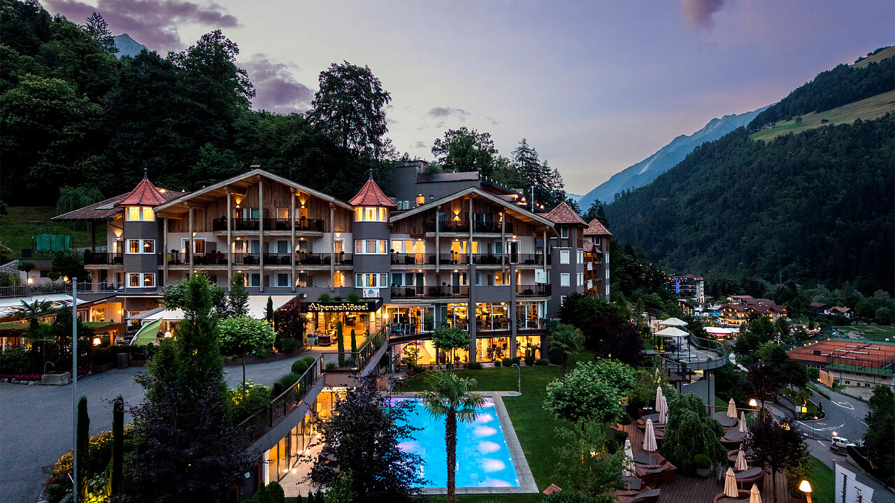 Esterno estivo sera - Hotel  | Chalet Das Alpenschlössel