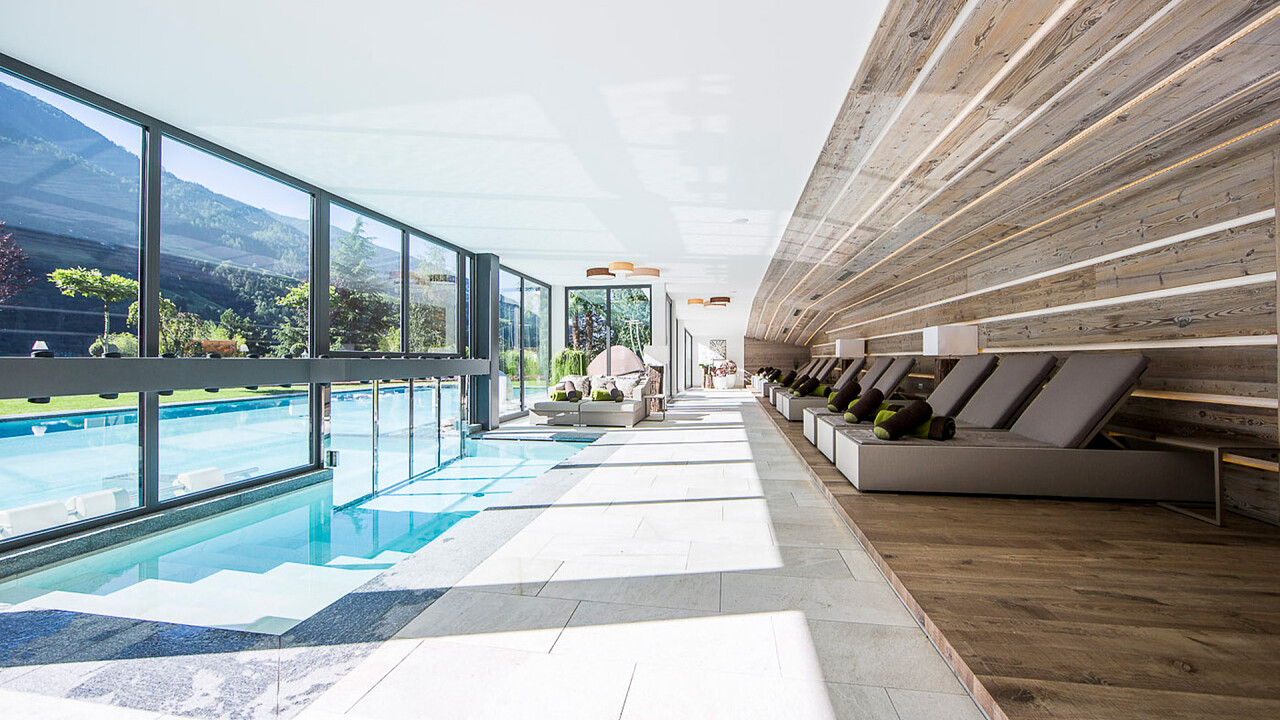 Piscina interna - Hotel | Chalet Das Alpenschlössel