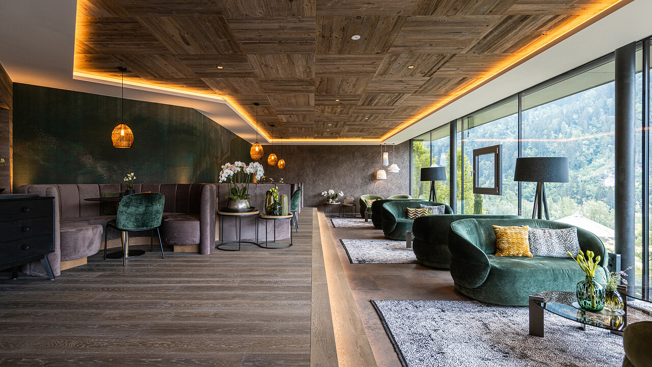 Tavolini e poltrone interno -  Hotel | Chalet Das Alpenschlössel