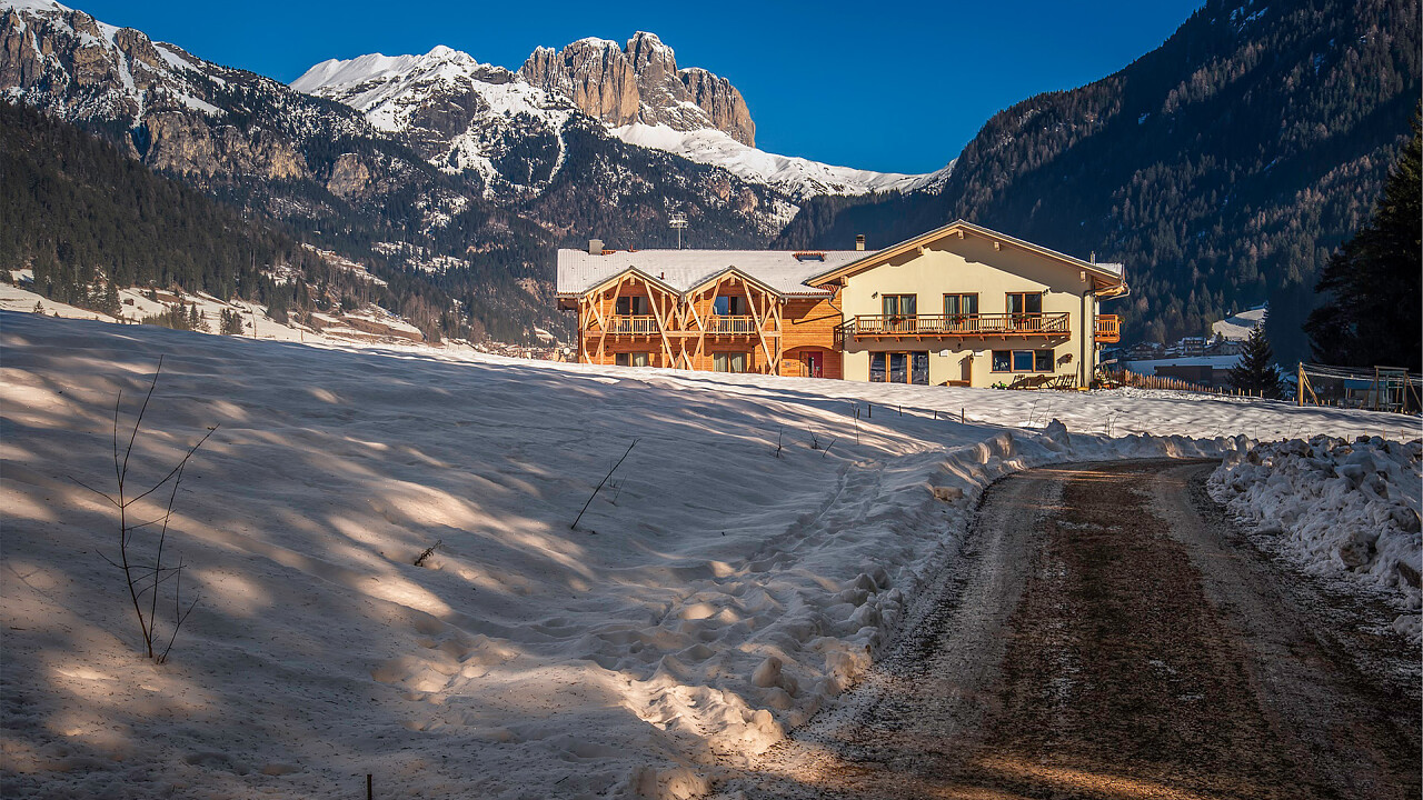 Struttura esterna inverno - Ecogreen Fiores Agriturismo