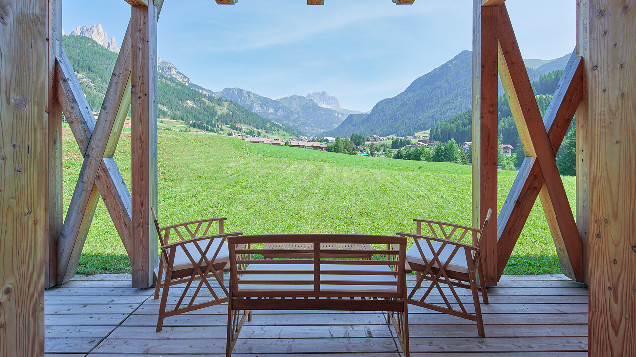 Terrazza con vista - Ecogreen Fiores Agriturismo