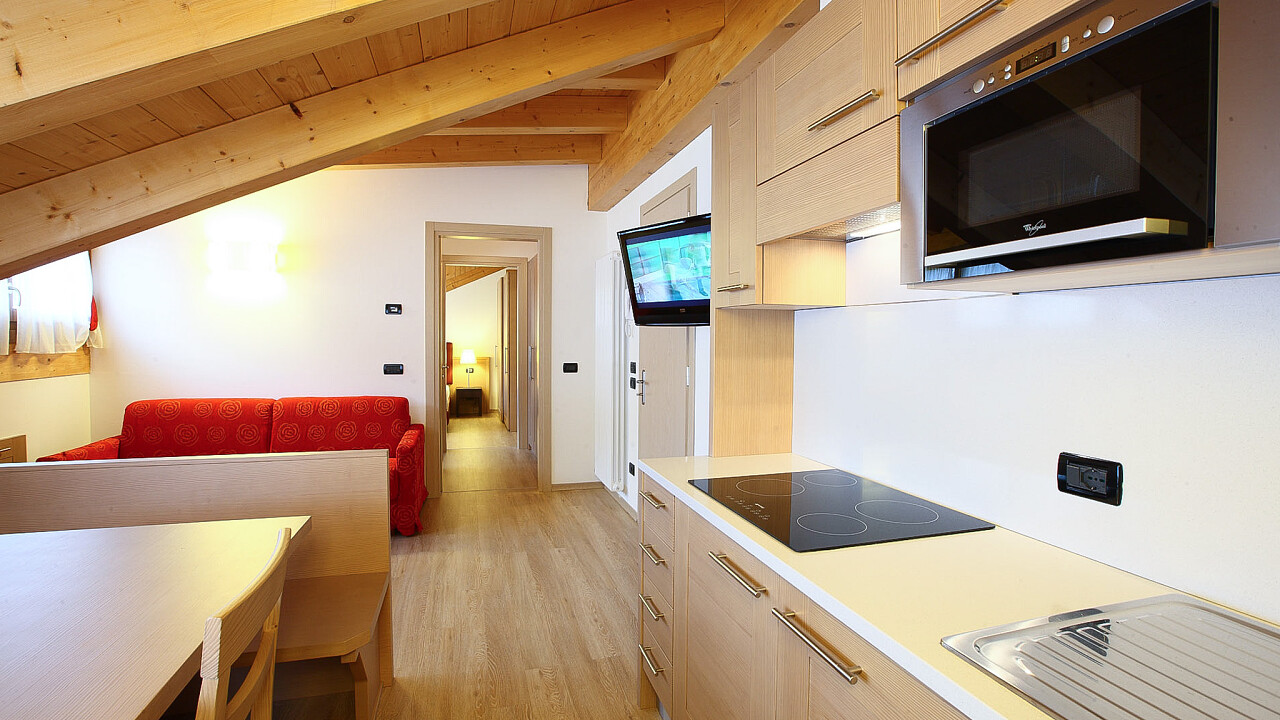 Salotto - Mansarda - Residence Al Lago