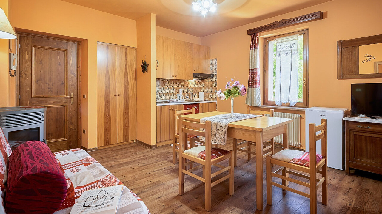 Küche und Sofa - Casa Ai Lali