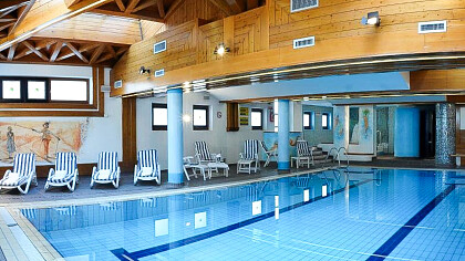 Struttura esterna sera inverno - Hotel Alla Posta