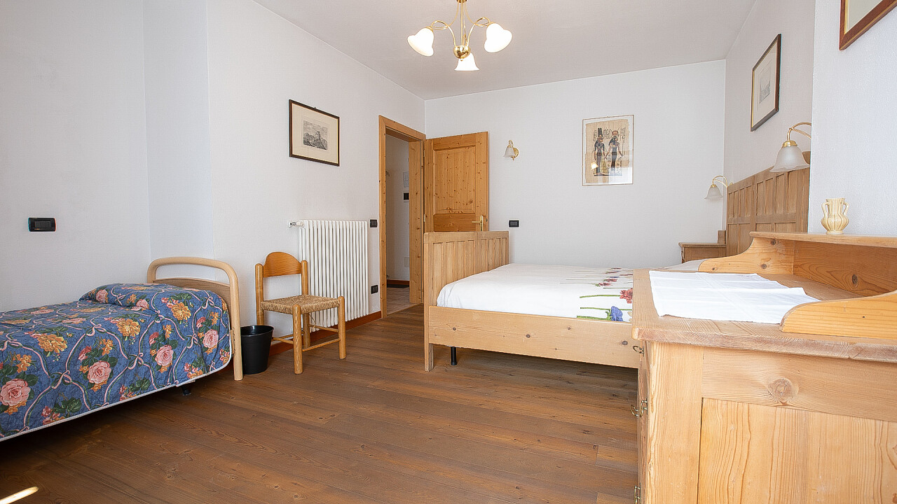 Camera da letto - Appartamento Genzianella - Residenza Domino