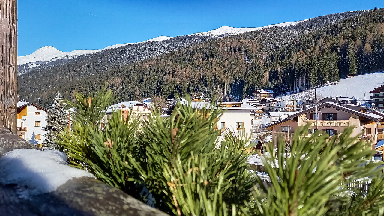 Panorama vista camera inverno - Hotel Comelico